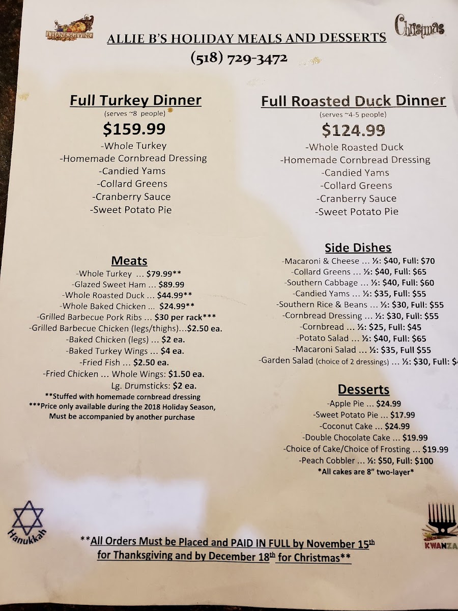 Menu Allie B's Cozy Kitchen-3